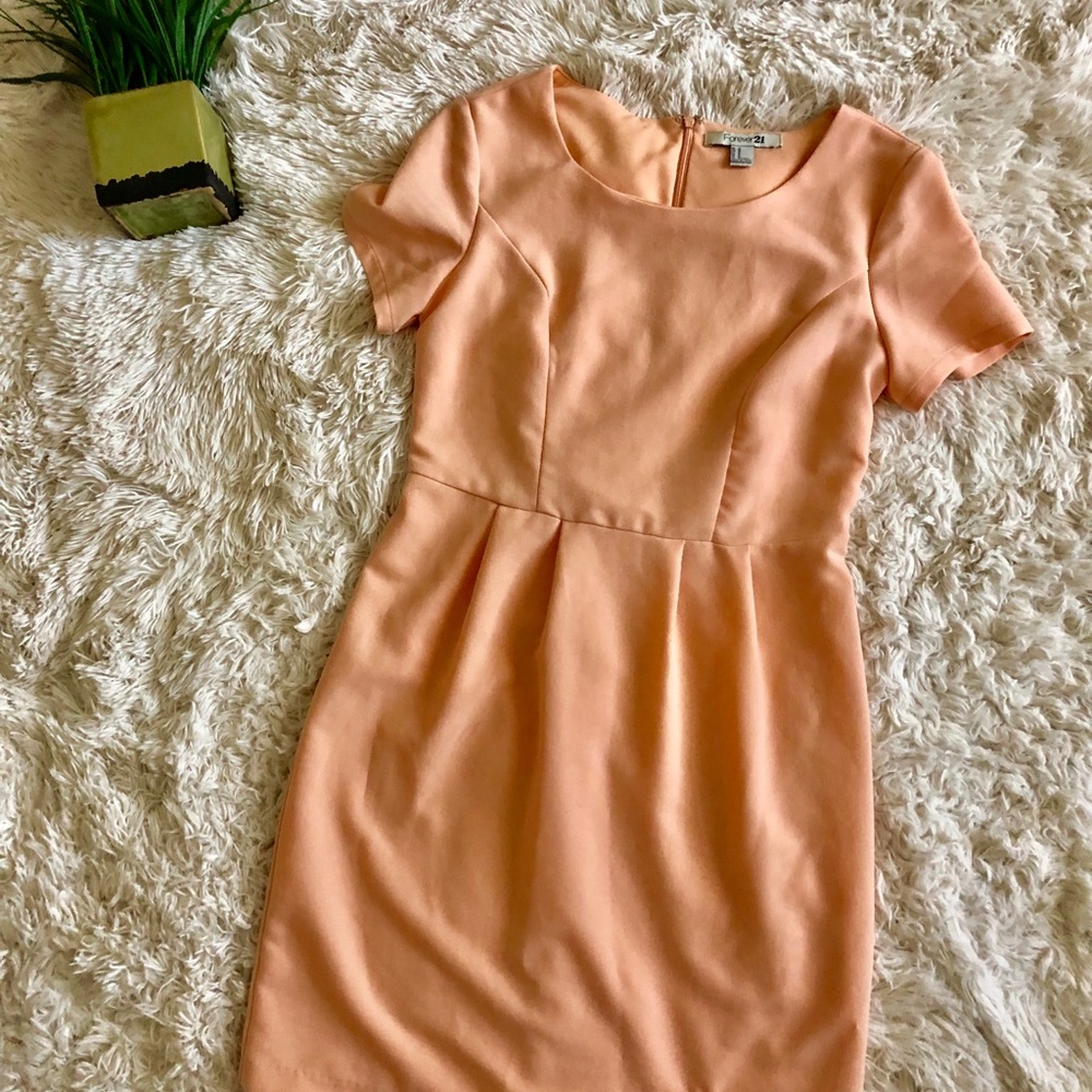 Peach Work/cocktail Dress